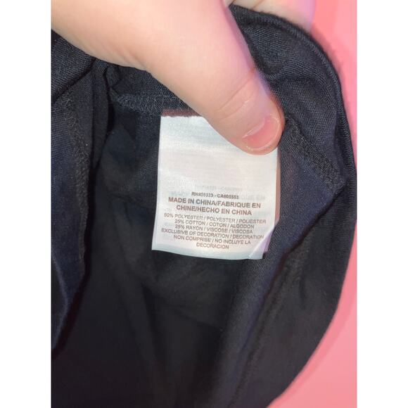 Nike black comfy tank top with white graphic size large - Picture 3 of 5